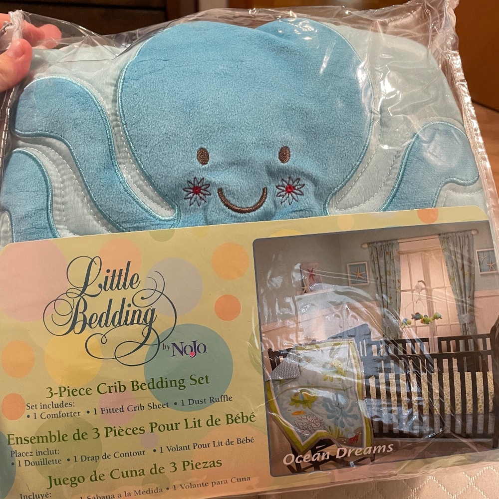 Little Bedding by NoJo Ocean Dreams 3-Piece Crib Bedding Set